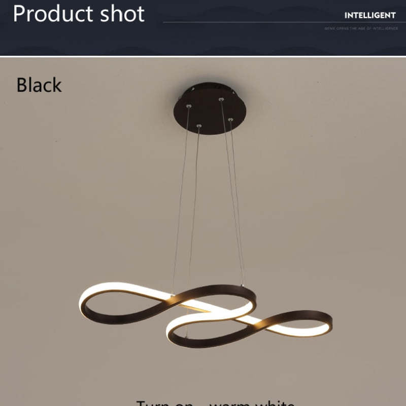 Durell Musical Note Pendant Light, Black & Gold - Lamp Outdoor