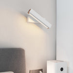 Orin Modern Rectangles Metal Rotatable Wall Lamp, Black/White - Lamp Outdoor