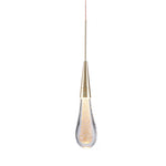 Kristy Pendant Light Crystal & Glass Droplet, Gold - Lamp Outdoor