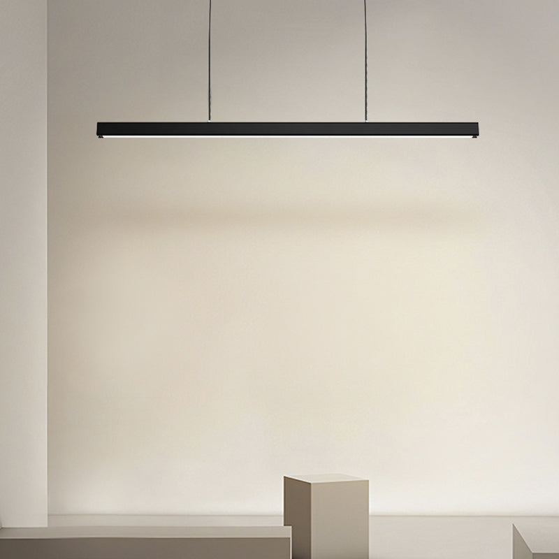Orva Minimalist Classic Black & White Linear Pendant Light - Lamp Outdoor