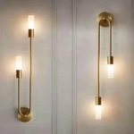 Rime Modern Wall Sconce for Bedeside Gold 2 PCS - Lamp Outdoor