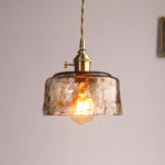 Zina Pendant Light Glass&Brass - Lamp Outdoor