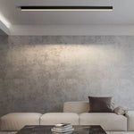 Solin Linear Black Ceiling Light/Wall Light - Lamp Outdoor