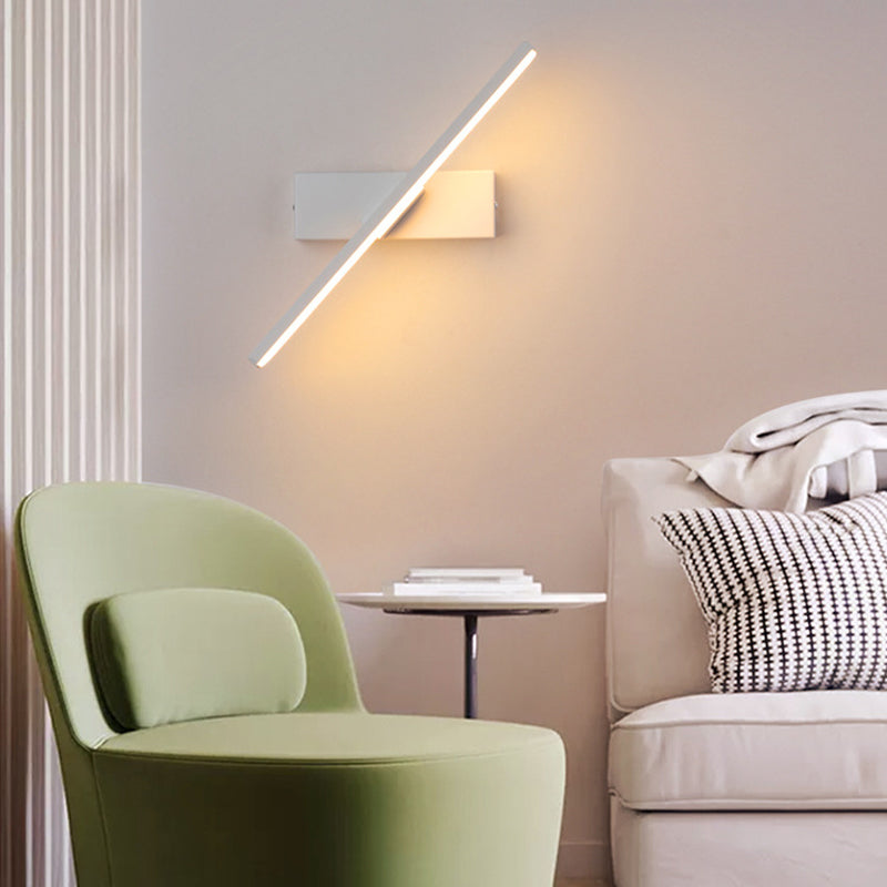 Struve Rotatable Wall Lamp for Bedroom, Black/White - Lamp Outdoor