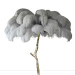 O'Moore Nordic Luxury Unique Ostrich Feather Floor Lamp/Table Lamp - Lamp Outdoor