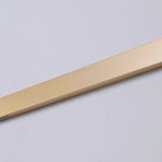 Gravo Minimalist Linear Metal/Acrylic Wall Lamp, Gold/Black/White - Lamp Outdoor
