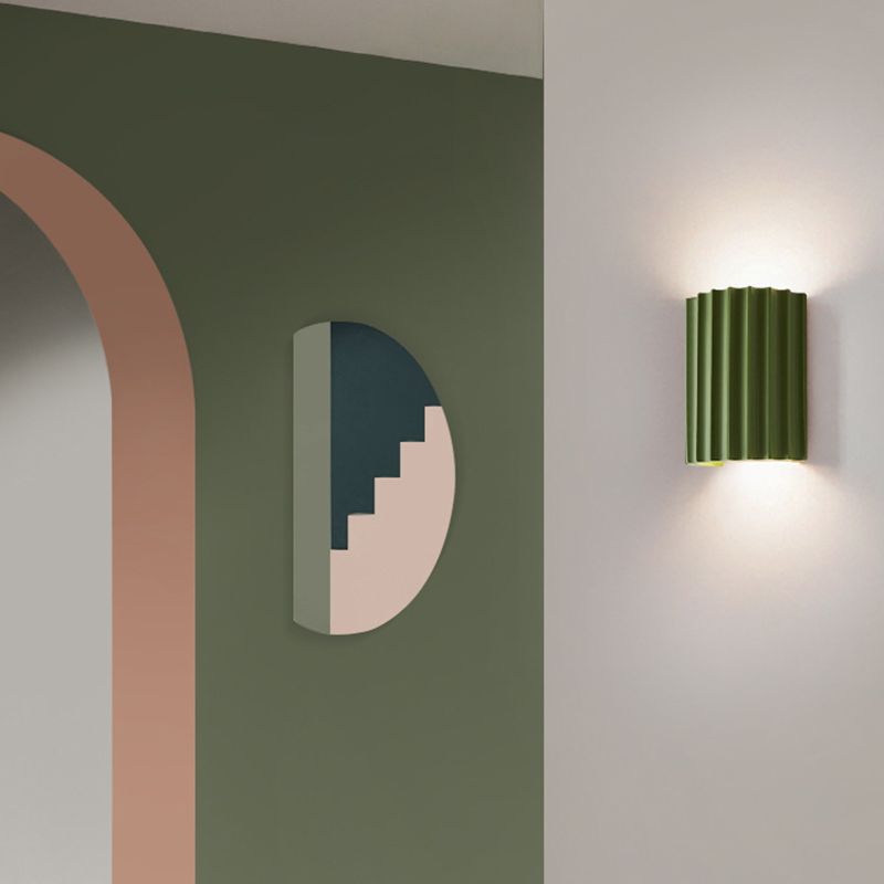 Cora Semi-cylindrical Resin Wall Lamp - Lamp Outdoor