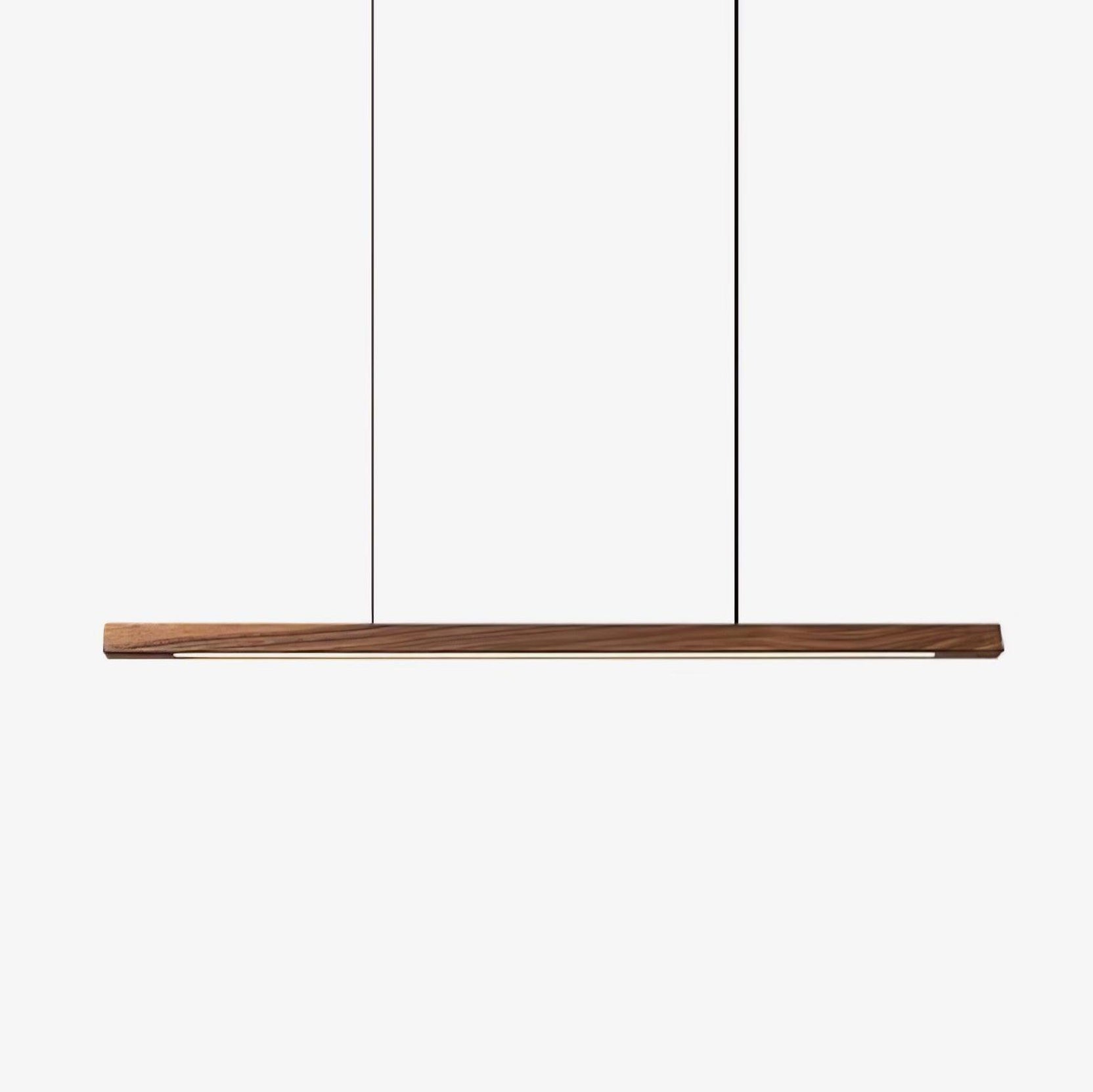 Linear Wooden Pendant Light - Lamp Outdoor