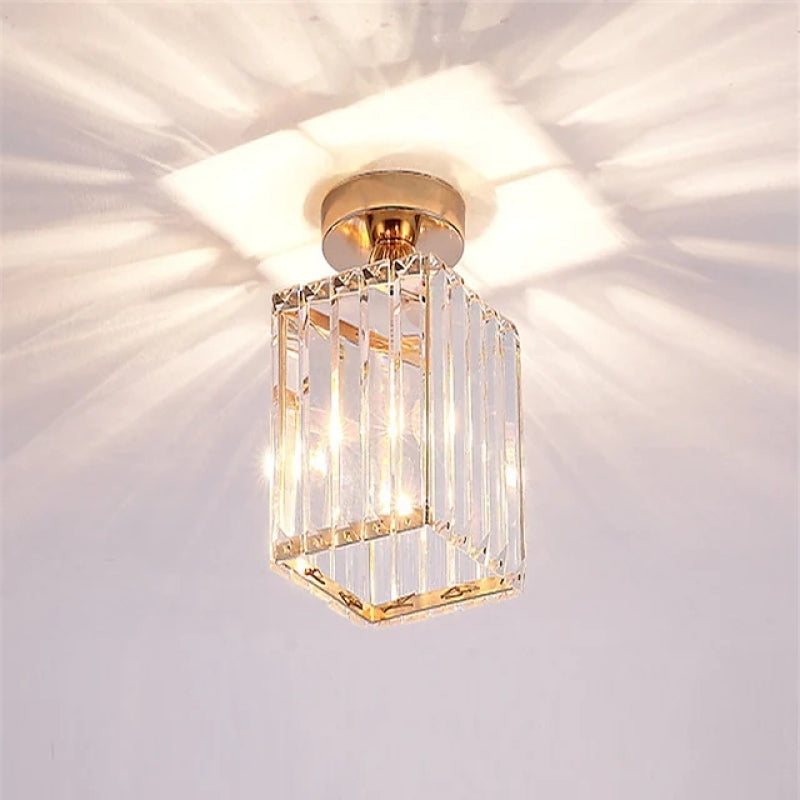 Stonel Modern Metal/Crystal Ceiling Light, 3 Colors - Lamp Outdoor