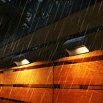 Minimalist solar outdoor wall lights dusk to dawn Waterproof Ambient - Lamp Outdoor