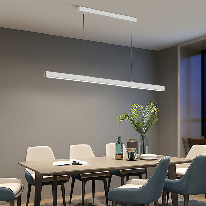 Orva Minimalist Classic Black & White Linear Pendant Light - Lamp Outdoor