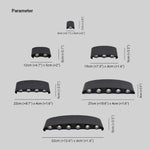 Ray Modern Rectangular Metal Outdoor Wall Lamp Water-Wave - Lamp Outdoor