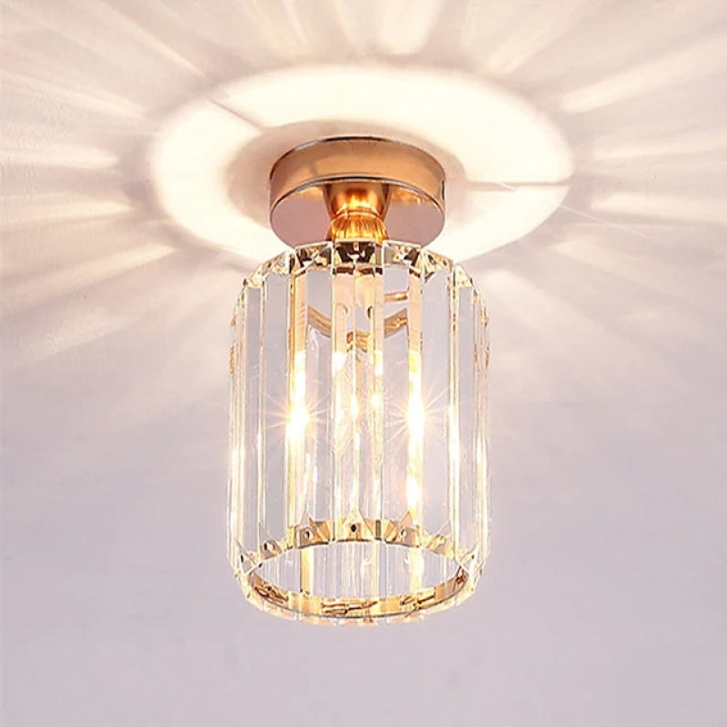 Stonel Modern Metal/Crystal Ceiling Light, 3 Colors - Lamp Outdoor
