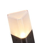 Motion Sensor Black Torchiere Floor Lamp Solar-Powered - Lamp Outdoor