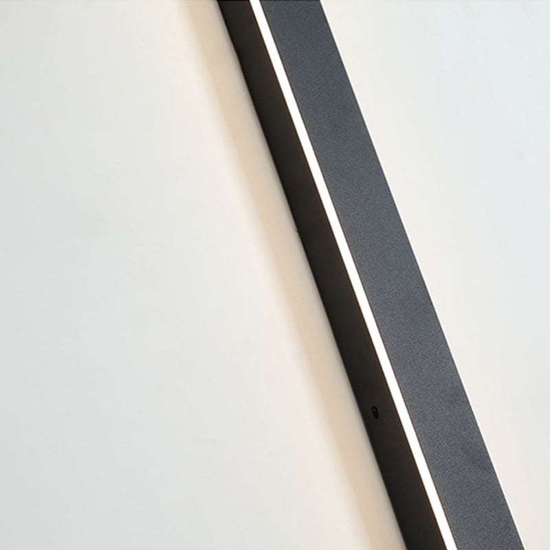 Arisha Ripple Minimalist Linear LED Outdoor Wall Lamp Metal Garden Corridor Balcony - Lamp Outdoor