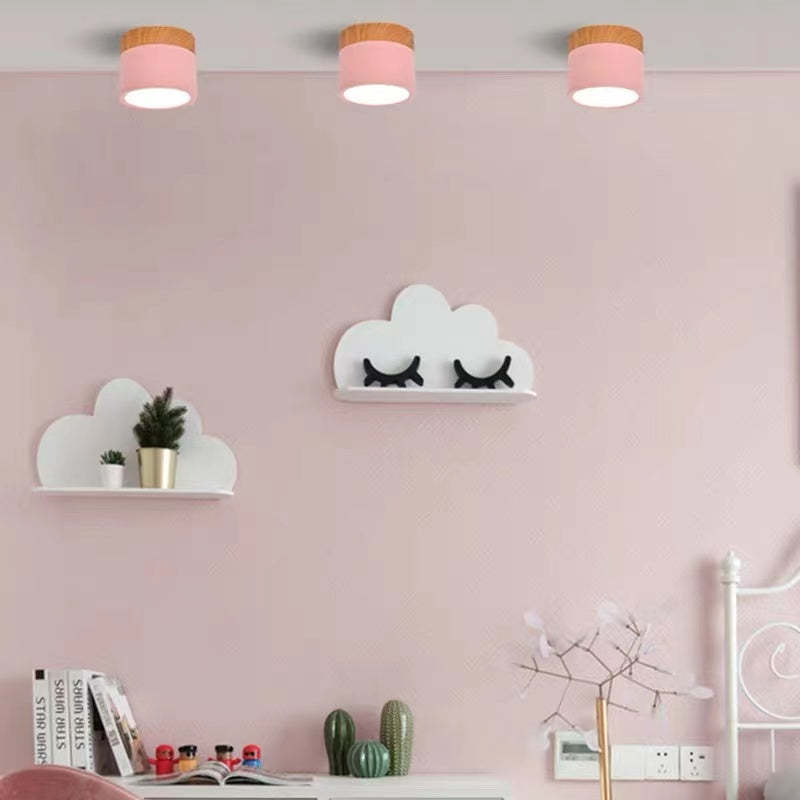 Jojo Cylindrical Flush Mount Ceiling Light - Lamp Outdoor