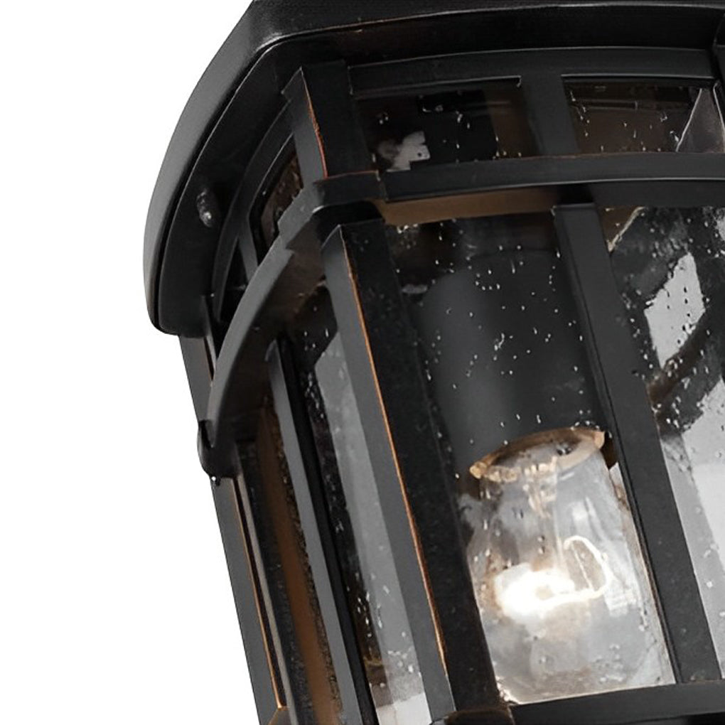Retro Simple Waterproof Bubbles Glass Shade Modern Outdoor Wall Light - Lamp Outdoor