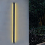 Waterproof Outdoor Long LED Linear Lights Black Modern Outdoor Wall Lighting - Lamp Outdoor