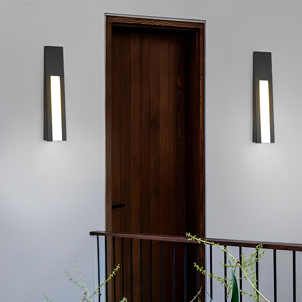 Minimalist LED Waterproof Black Modern Outdoor Wall Lamp Exterior Lights - Lamp Outdoor