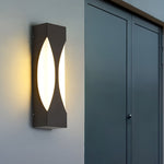 Creative Rectangular Waterproof LED Black Modern Outdoor Wall Sconce Lighting - Lamp Outdoor