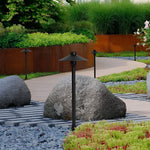 Modern Mushroom-Shaped Outdoor Path Lights LED 7W Black Lighting - Lamp Outdoor