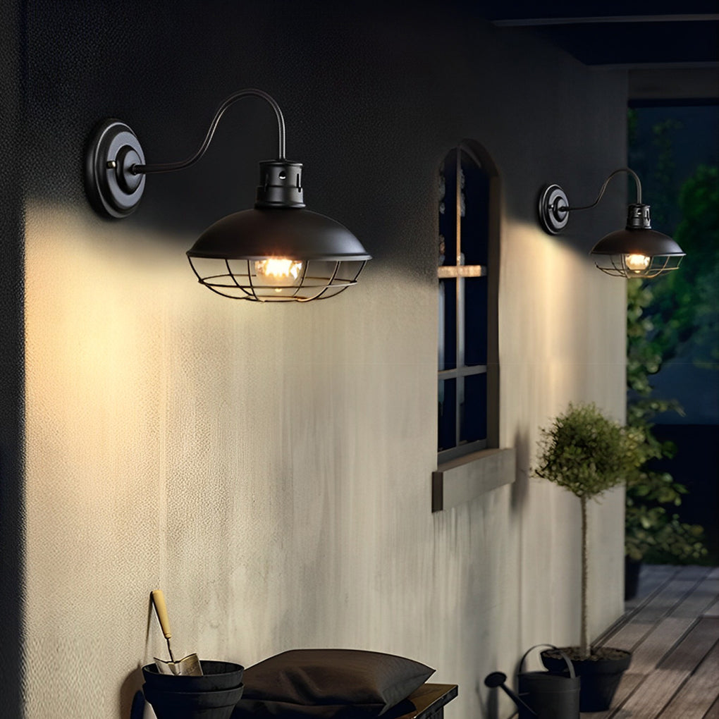 Retro Iron LED Waterproof Industrial Style Outdoor Wall Lights Wall Lamp - Lamp Outdoor