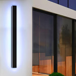 Black Long LED RGB Linear Lights Outdoor Waterproof Wall Lighting - Lamp Outdoor