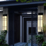 Retro Rectangular Waterproof LED Black Traditional Outdoor Wall Lamp - Lamp Outdoor