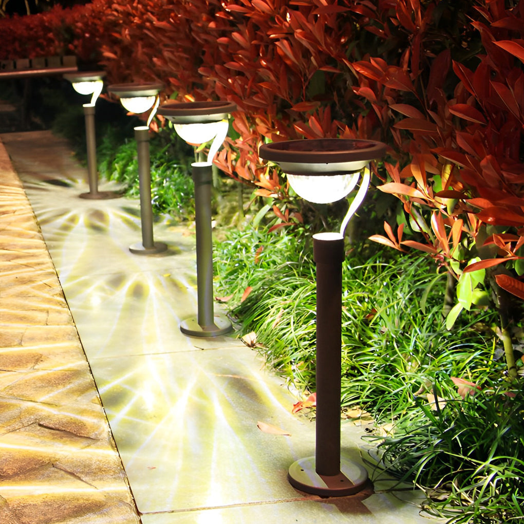 Modern Solar Lawn Lamp Half-Sphere LED Outdoor Light - Lamp Outdoor