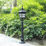 Outdoor European Style Aluminum Glass Post Lamp - Lamp Outdoor