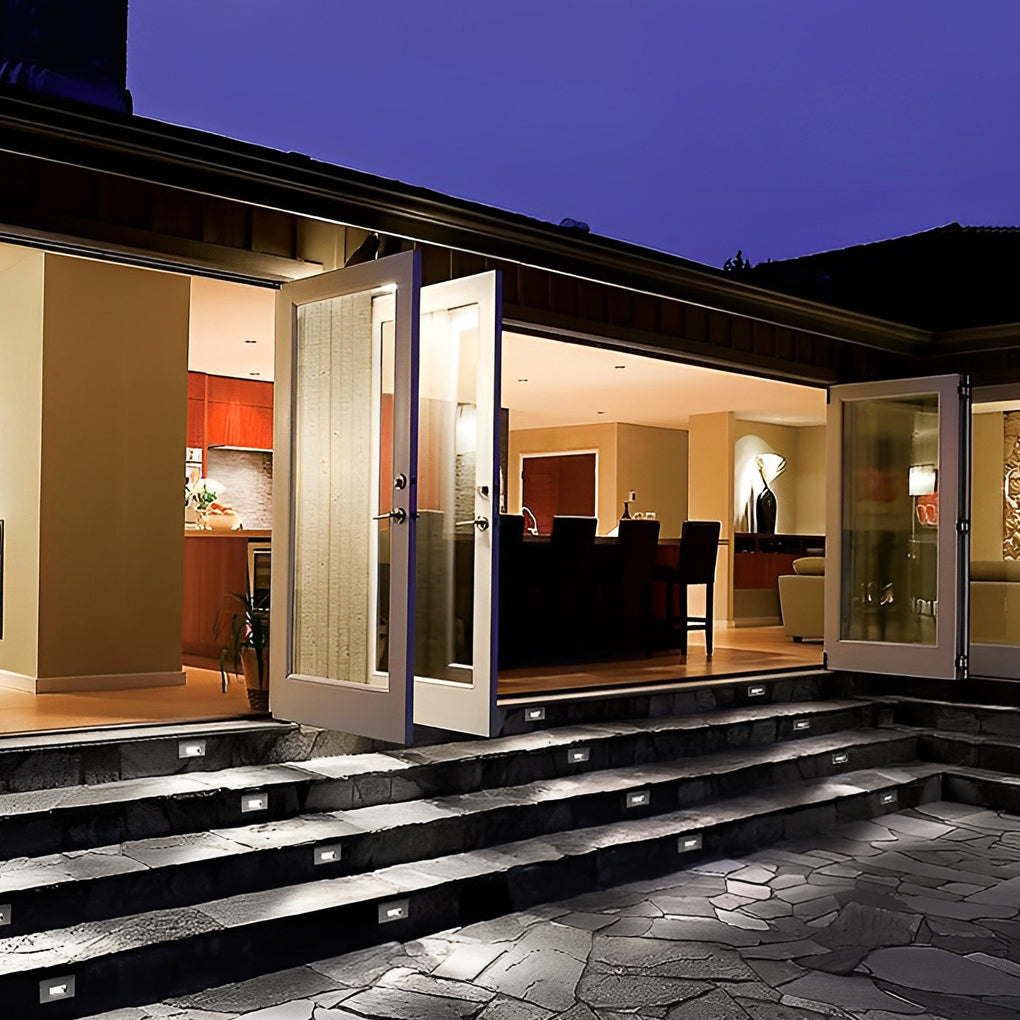 Rectangular & Grilles 3W LED IP65 Stair Wall Reccessed Lights Integrated Step Lighting - Lamp Outdoor