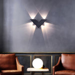 V-shaped Waterproof LED Black Modern Outdoor Wall Lamp Wall Washer Light - Lamp Outdoor