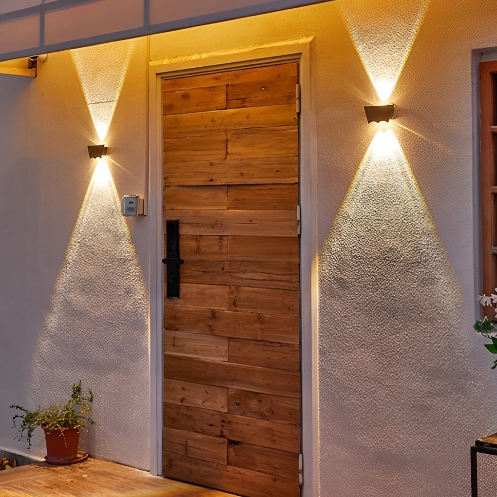 Creative Up and Down Lighting LED Waterproof Black Wall Washer Lights - Lamp Outdoor