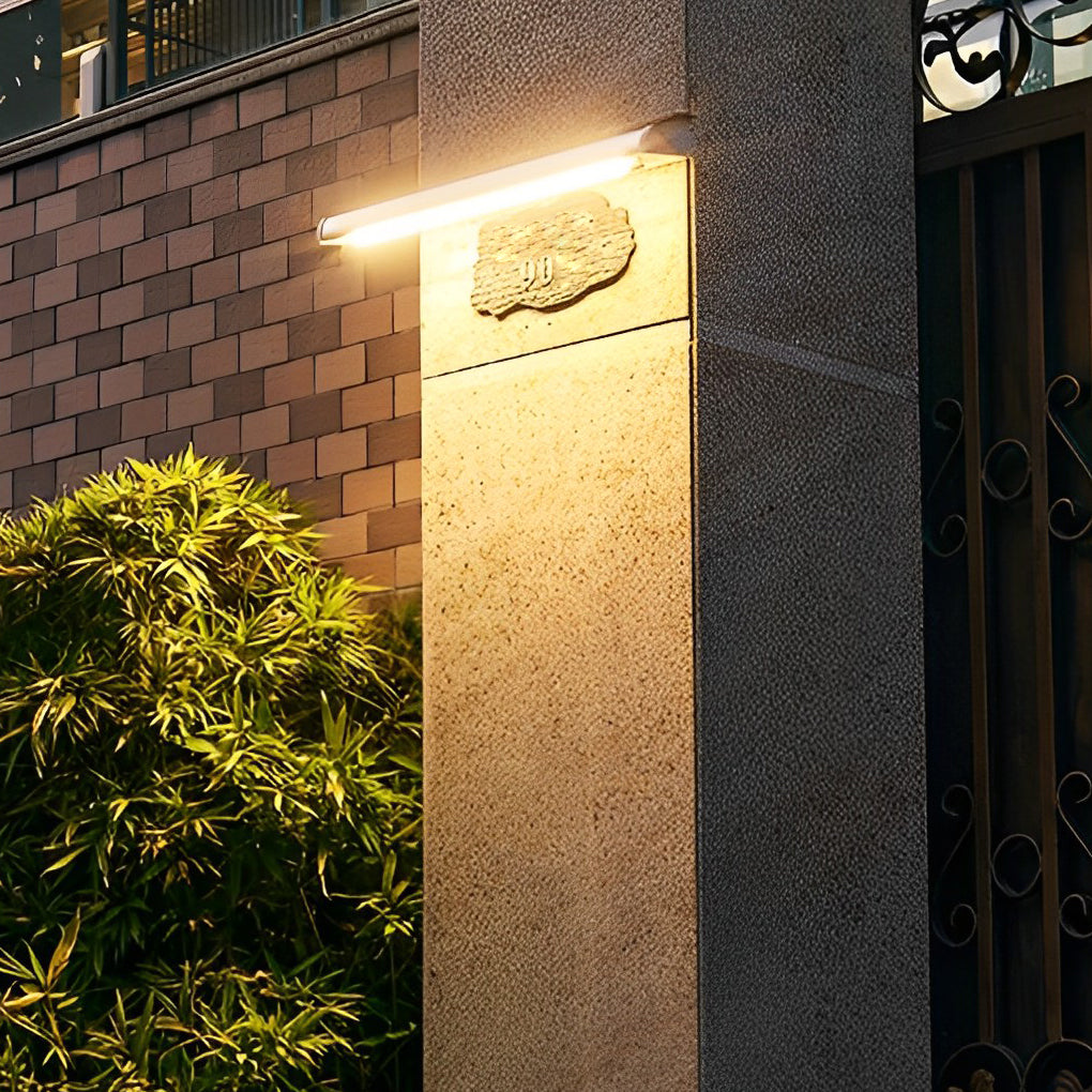 Rectangular Adjustable Waterproof LED Modern Signboard Solar Wall Lamp - Lamp Outdoor