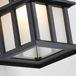 Outdoor Waterproof Aluminum Black European Style Exterior Wall Lights - Lamp Outdoor