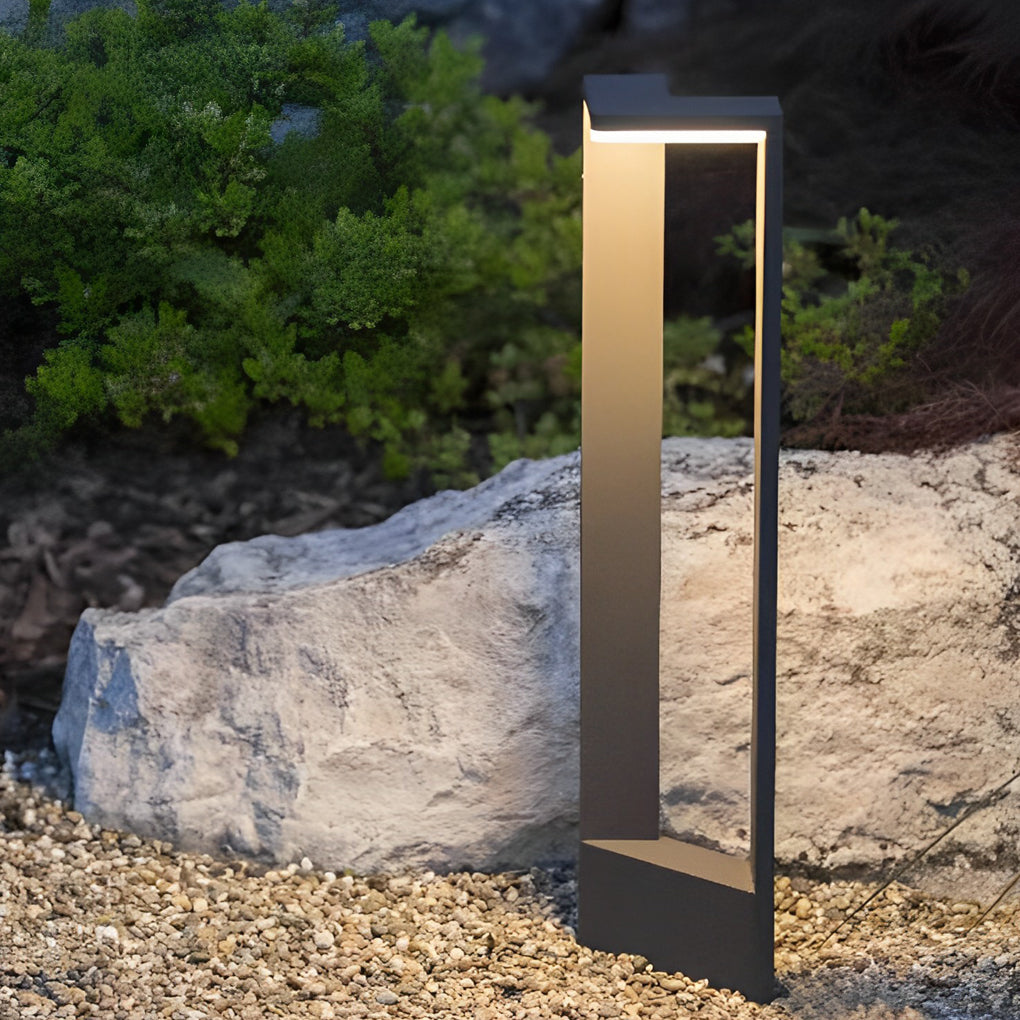 Sleek Linear 12W LED Pathway Light Minimalist Outdoor Landscape Lamp - Lamp Outdoor