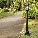 Elegant Slim Post LED Outdoor Post Lights Black/Bronze Pathway Lamps - Lamp Outdoor