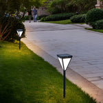 Sleek Solar LED 2.6W Pathway Post Light Outdoor Waterproof Lighting - Lamp Outdoor