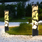 Black Retro Wintersweet Pathway Lights - Lamp Outdoor