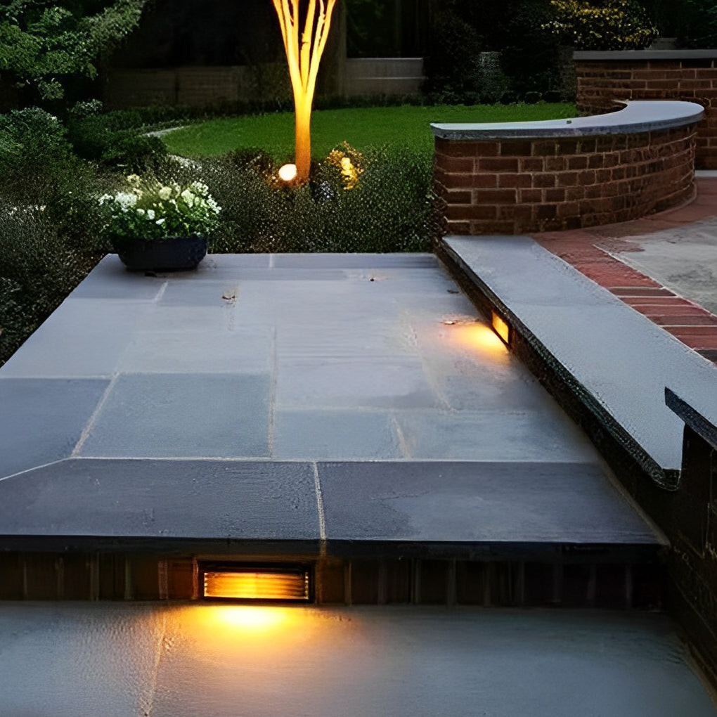 Visual Comfort Wall Recessed LED 3W Aluminum Modern Architectural Step Lights - Lamp Outdoor