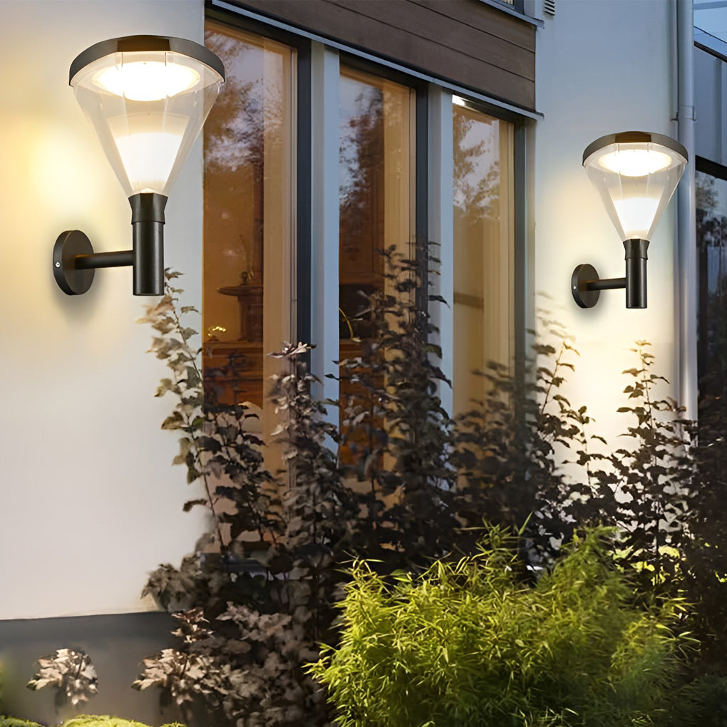 Geometric Waterproof LED Modern Outdoor Plug in Wall Lamp Wall Sconce Lighting - Lamp Outdoor