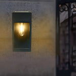 Rectangular Glass LED Waterproof Light-controlled Solar Wall Lamp - Lamp Outdoor
