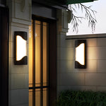 Creative Waterproof LED Black Modern Outdoor Wall Lamp Exterior Lights - Lamp Outdoor