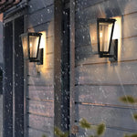 Square Smart Light Control Waterproof LED Solar Outdoor Wall Lights - Lamp Outdoor