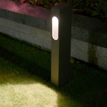 Modern 7W COB LED Pathway Light Black Rectangular Aluminum Outdoor Lawn Light - Lamp Outdoor