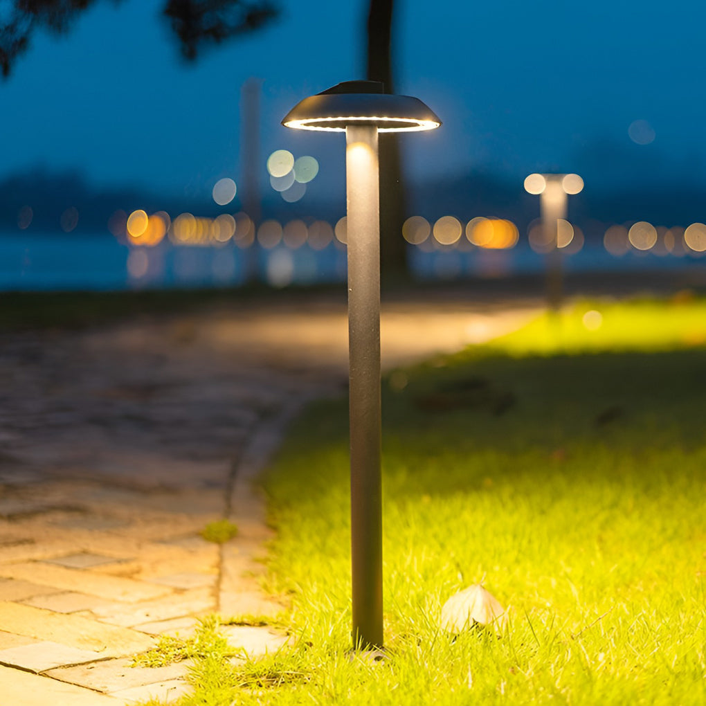 Modern Mushroom LED Path Light Waterproof Outdoor Landscape Post Lamp - Lamp Outdoor