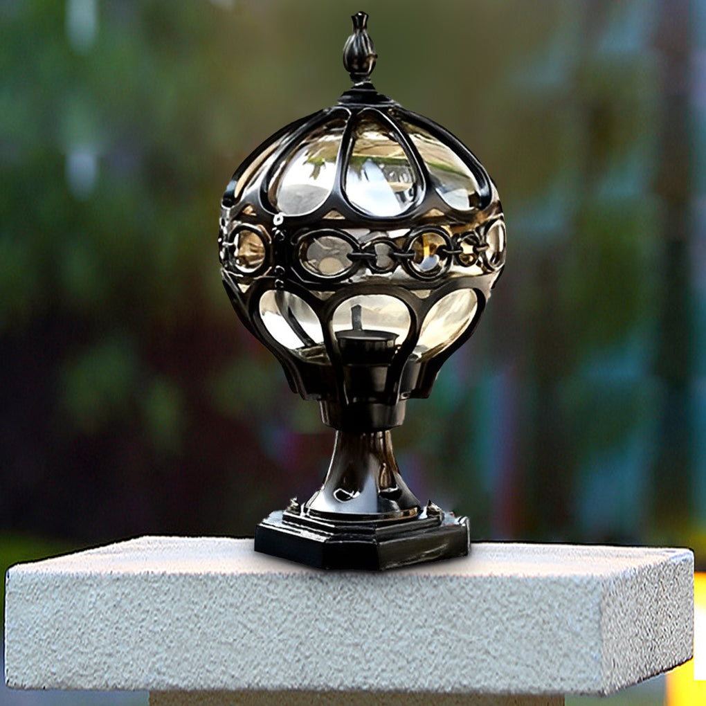 Creative Round Ball Waterproof LED European-style Fence Post Lights - Lamp Outdoor