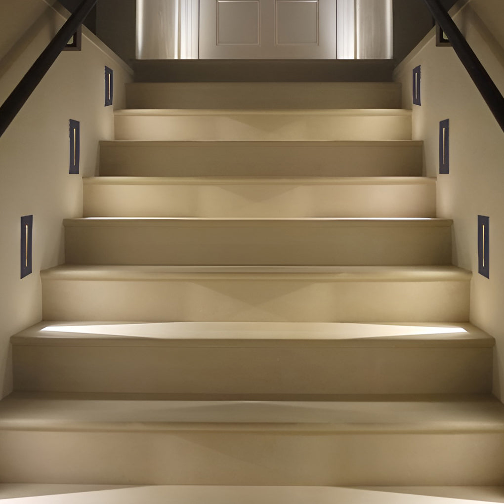 Industrial Rectangle 3W LED IP65 Waterproof Embedded Stair Wall Lights - Lamp Outdoor