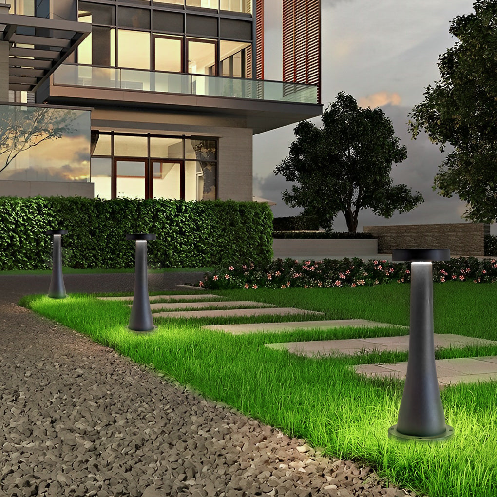 Waterproof Black Mushroom Outdoor Pathway Lights - Lamp Outdoor