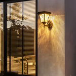 Waterproof LED Smart Touch Switch Modern Outdoor Plug in Wall Sconce Lighting - Lamp Outdoor